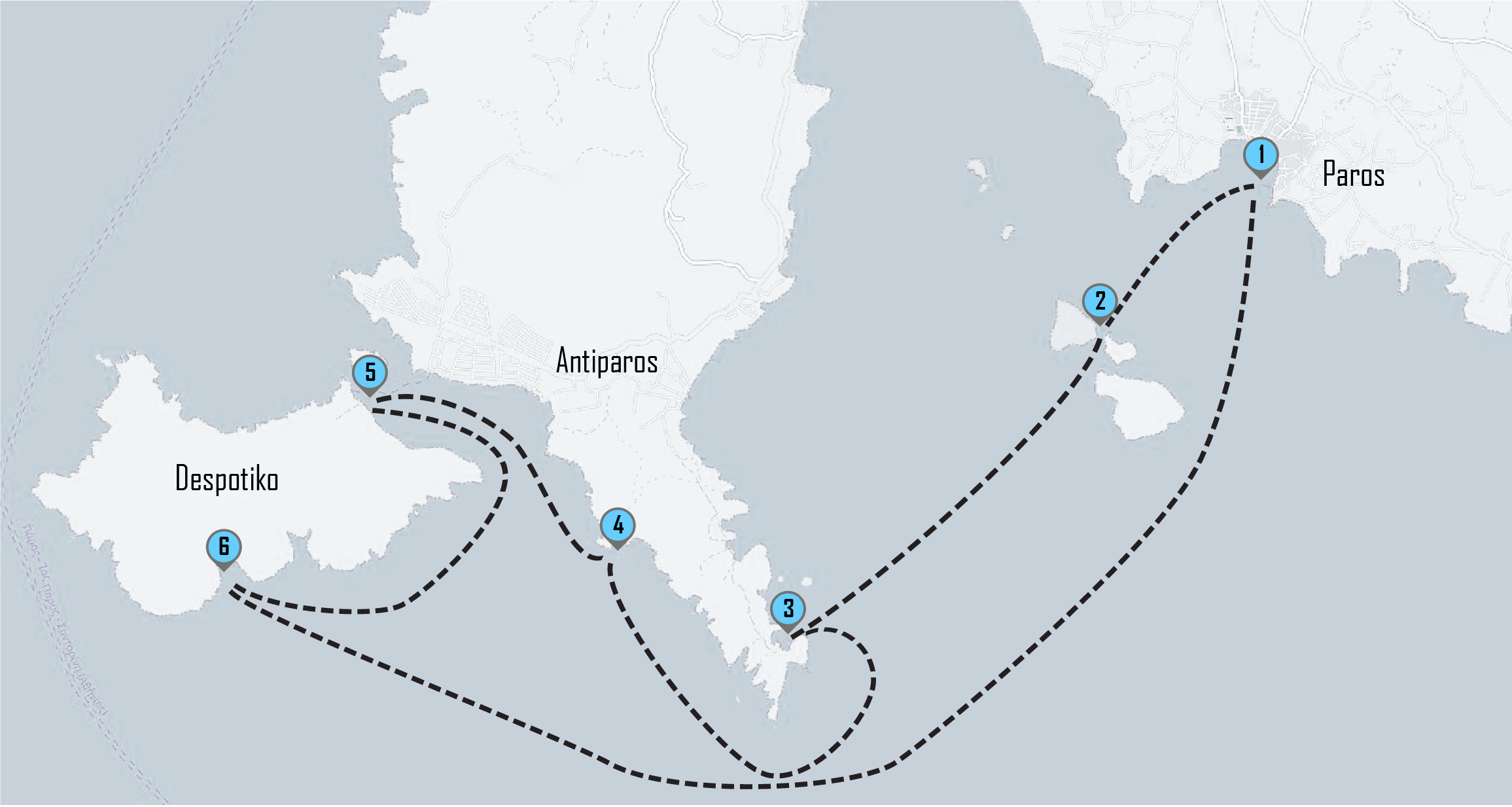 Cruise paros antiparos and despotiko with private speed boat