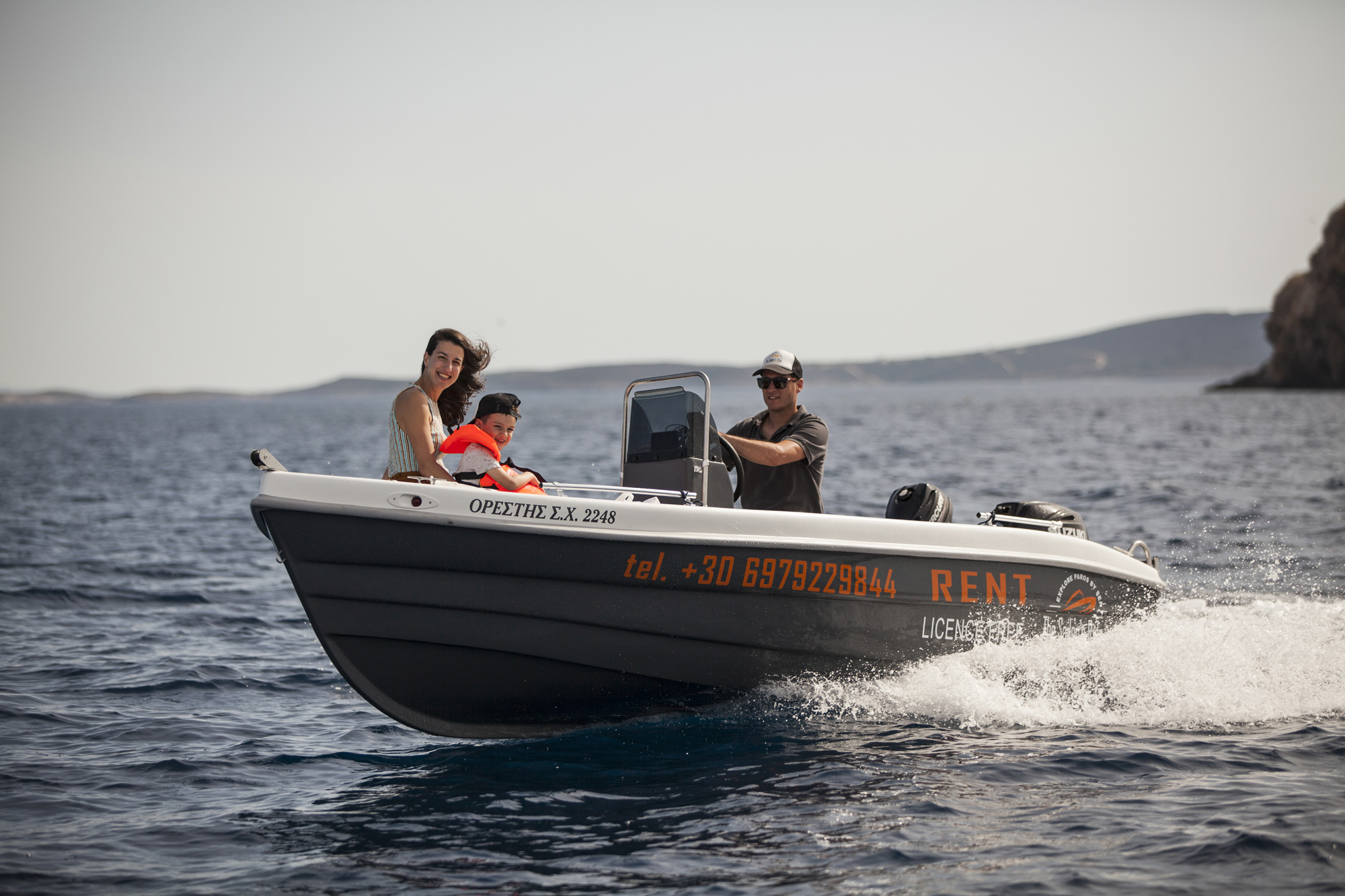 Relax and unwind on a private yacht charter in Paros