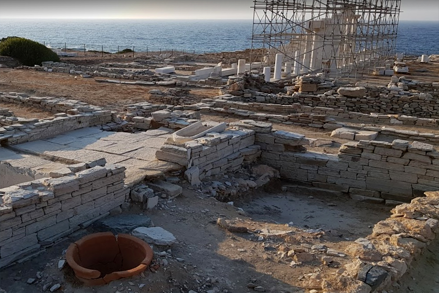 Ancient ruins of Despotiko