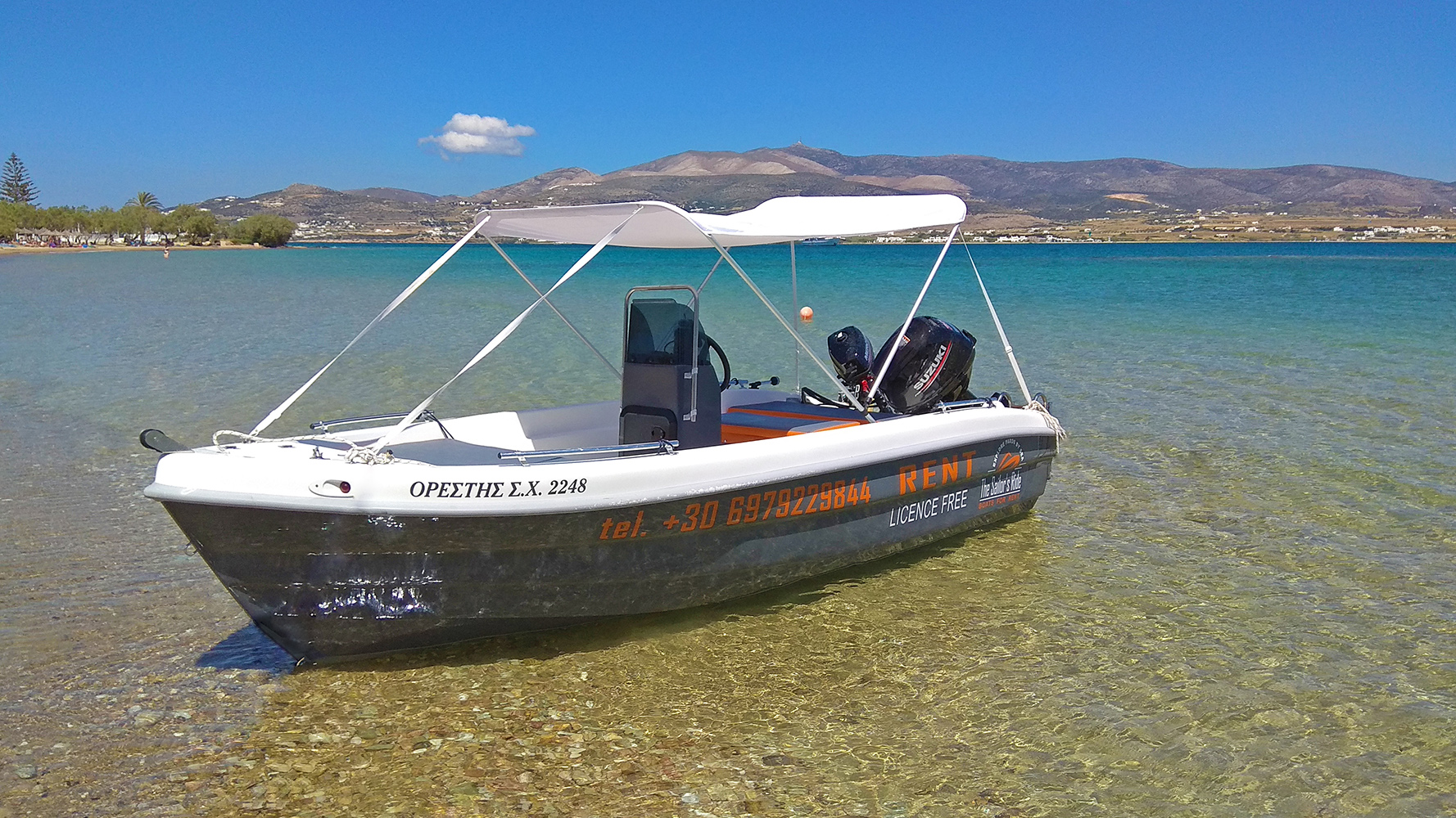 Boat rental in Paros - an affordable and fun way to see the island