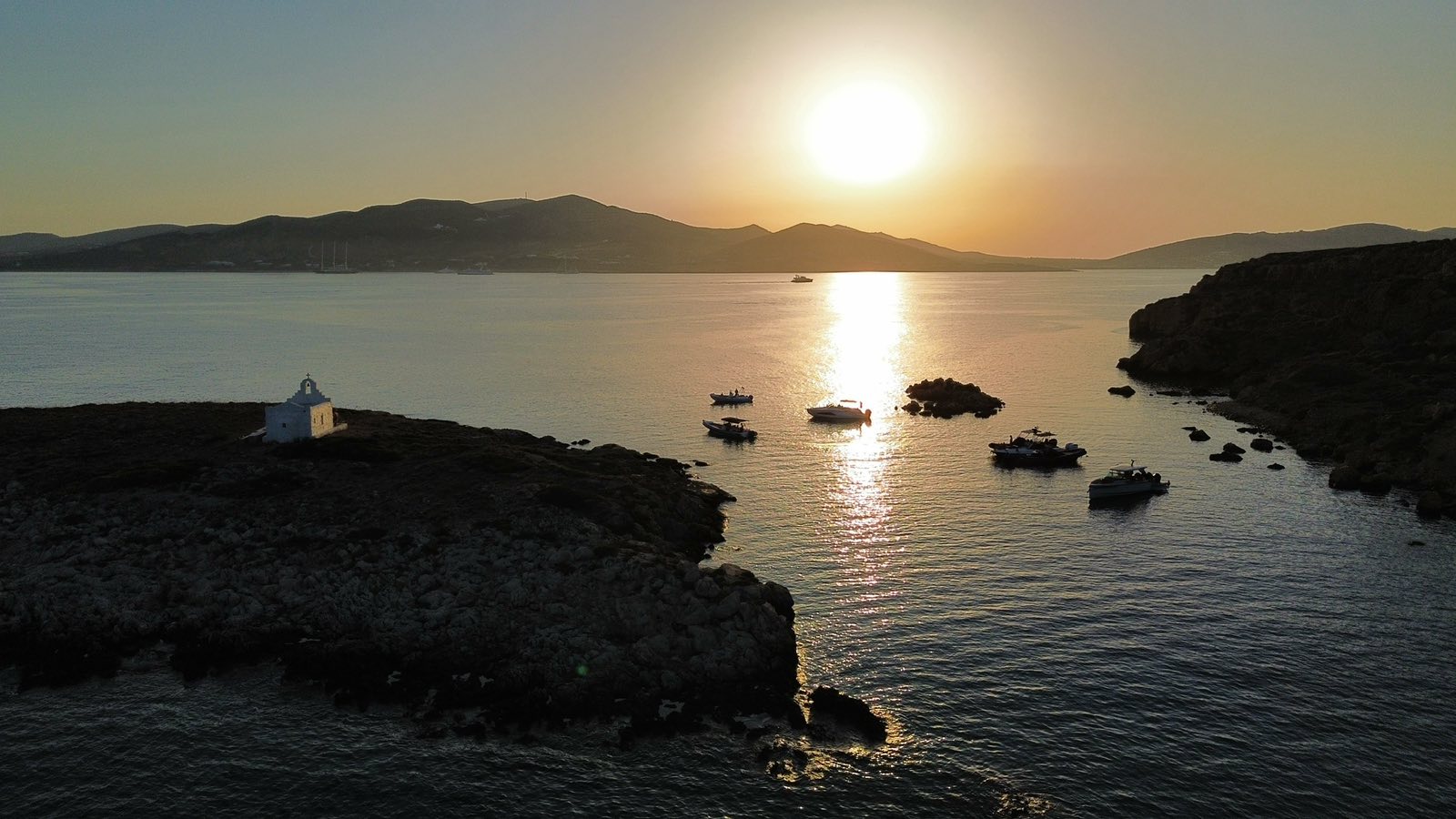 sunset at Antiparos